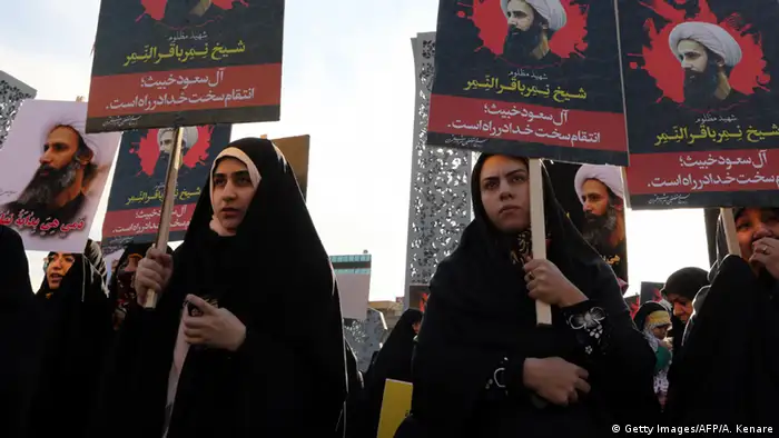 Iran Protest in Teheran gegen Hinrichtung in Saudi-Arabien