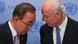 UN-Generalsekretär Ban Ki Moon und sein Syrien-Gesandter, Staffan de Mistura (Foto: picture-alliance/AA/C. Ozdel) UN-Generalsekretär Ban Ki Moon und sein Syrien-Gesandter, Staffan de Mistura (Foto: picture-alliance/AA/C. Ozdel)