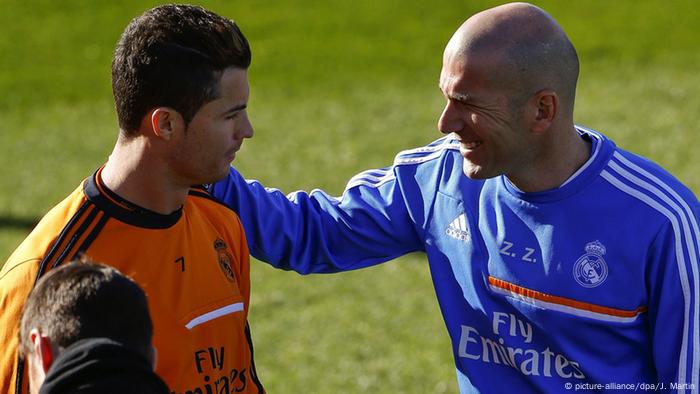 L'Espagnol Zinedine Zidane à Madrid (picture-alliance/dpa/J. Martin)