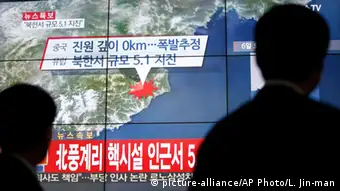 Nordkorea TV Berichterstattung Südkorea zu Wasserstoffbombe