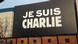 Надпись Je suis Charile на здании в Париже Надпись Je suis Charile на здании в Париже