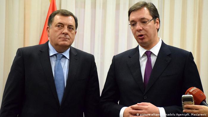 Serbien Milorad Dodik & Aleksandar Vucic