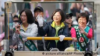Tsai Ing-wen Taiwan Kampagne Wahlen