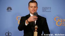 USA 73. Golden Globes Schauspieler Matt Damon in Beverly Hills (Reuters/L. Nicholson)