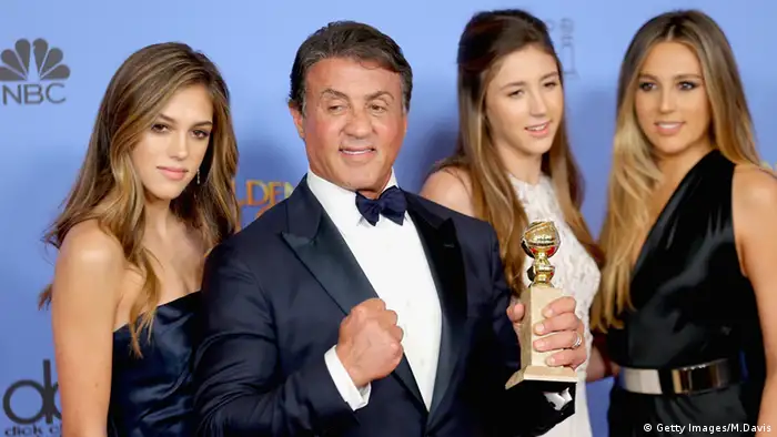 USA 73. Golden Globes Schauspieler Sylvester Stallone in Beverly Hills