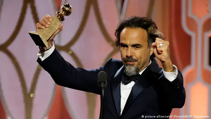 Alejandro G. Inarritu wins a Golden Globe (picture-alliance/AP Photo/NBC/P. Drinkwater)