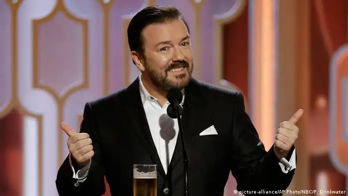 USA 73. Golden Globes Ricky Gervais