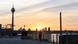 Düsseldorf Stadtansicht Rhein Brücke Fernsehturm Sonnenuntergang Düsseldorf Stadtansicht Rhein Brücke Fernsehturm Sonnenuntergang
