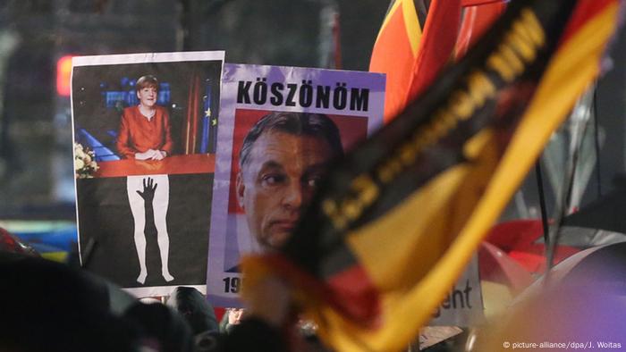 Mit einer Lichterkette wollten Leipziger ein Zeichen gegen Rechts setzen (Foto: dpa)