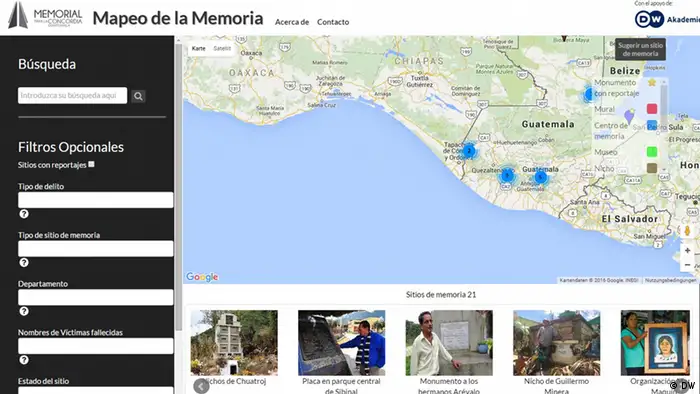 Plattform Memorial para la concordia, Guatemala