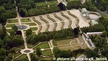Potsdam Schloss Sanssouci Luftaufnahme 
