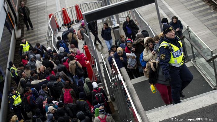 Schweden Dänemark Grenze Flüchtlinge