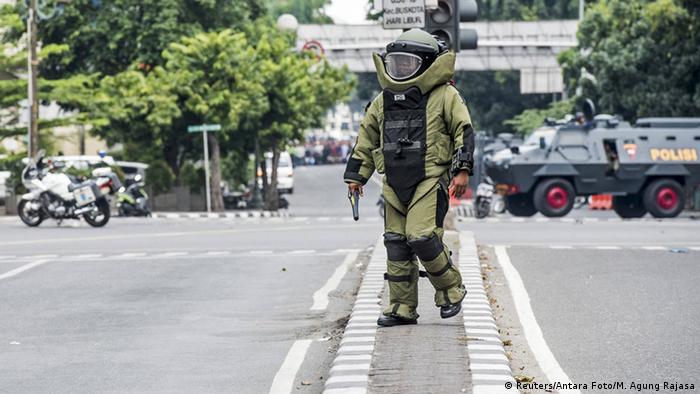 Indonesien Bombenanschläge in Jakarta