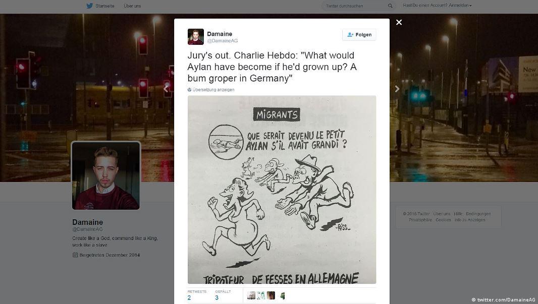 Charlie Hebdo's Aylan Kurdi cartoon