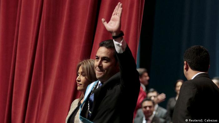 Guatemala Jimmy Morales als Präsident vereidigt