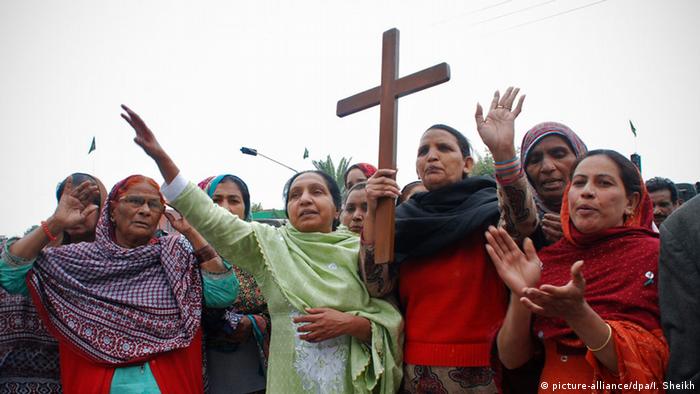 Pakistan Lahore Protest Trauer nach Anschlag Christenverfolgung