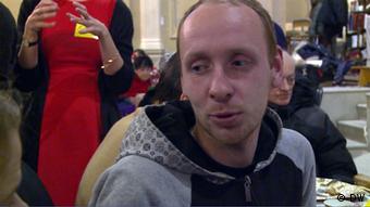 Armenspeisung in Moskau Denis