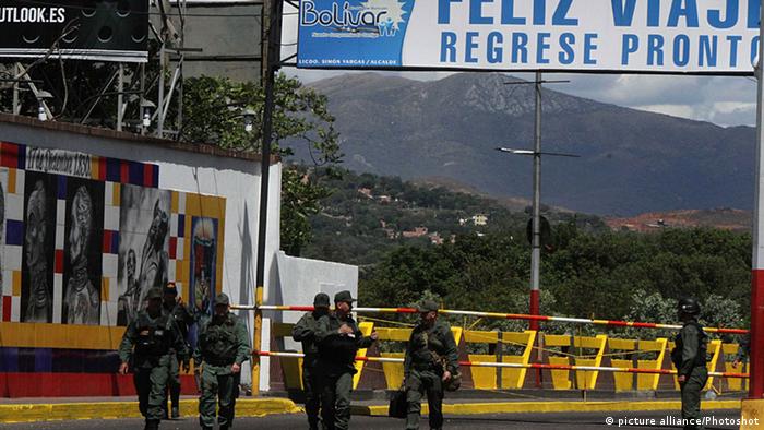 Grenzübergang zwischen Venezuela und Kolumbien