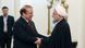 Iranian President Hassan Rouhani, right, welcomes Pakistani Prime Minister Nawaz Sharif for a meeting in Tehran, Iran, Tuesday, Jan. 19, 2016 (AP Photo/Vahid Salemi) Iranian President Hassan Rouhani, right, welcomes Pakistani Prime Minister Nawaz Sharif for a meeting in Tehran, Iran, Tuesday, Jan. 19, 2016 (AP Photo/Vahid Salemi)