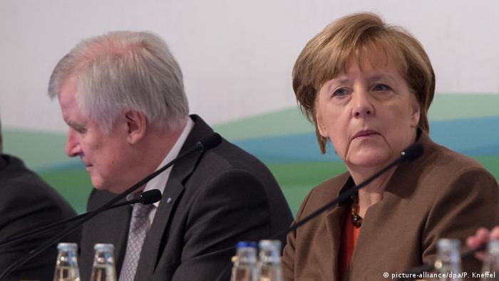 Winterklausur der CSU-Landtagsfraktion Horst Seehofer und Angela Merkel
