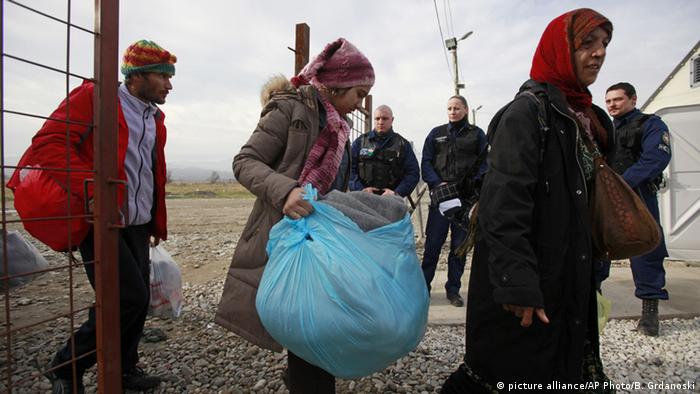 Mazedonien Grenzübergang zu Griechenland Gevgelija