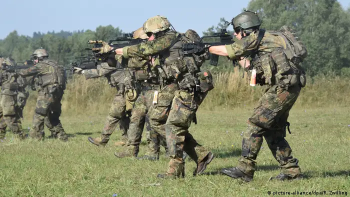 Bundeswehr Fallschirmjäger Übung