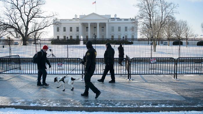 USA Washington Schneesturm Warnung