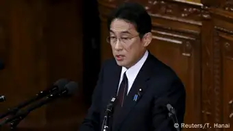 Japan Fumio Kishida Außenminister Rede im Parlament