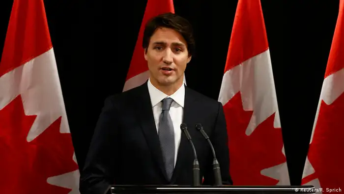 Kanada Premierminister Justin Trudeau PK Schießerei in Saskatchewan