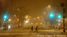 Washington zittert vor dem großen Schnee