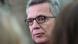 Thomas de Maiziere auf der Tagung der EU-Innenminister in Amsterdam über den Grenzschutz in der Flüchtlingskrise Thomas de Maiziere auf der Tagung der EU-Innenminister in Amsterdam über den Grenzschutz in der Flüchtlingskrise