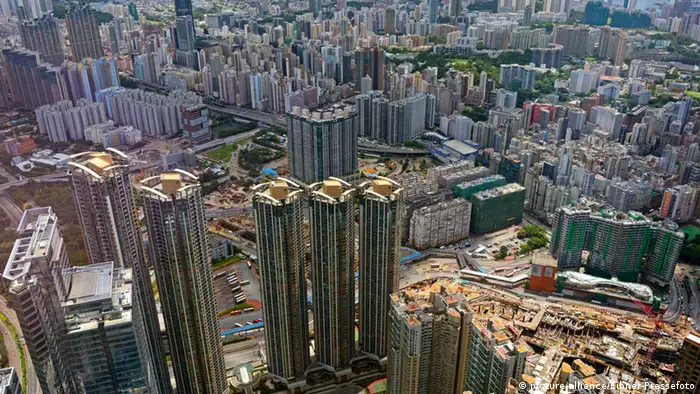 China Stadtansicht Hongkong