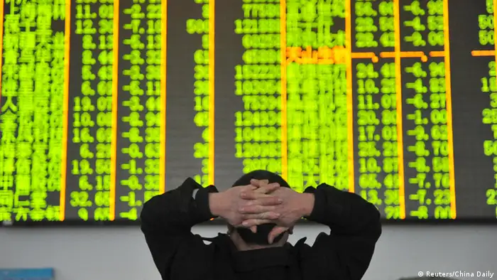 China Kursrutsch an den Börsen
