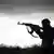 Syrien Kämpfer Islam Armee Jaish al-Islam Schatten Silhouette