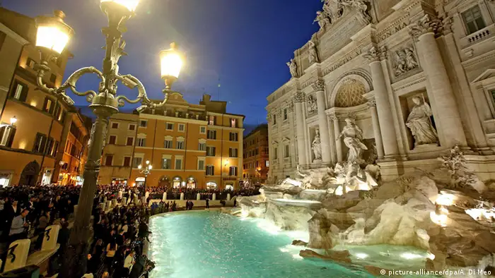 Italien Trevi-Brunnen in Rom 