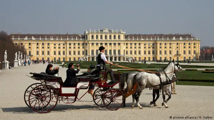 Wien Schloss Schönbrunn Fiaker