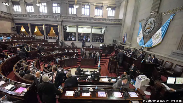Guatemala Parlament Kongresssitzung