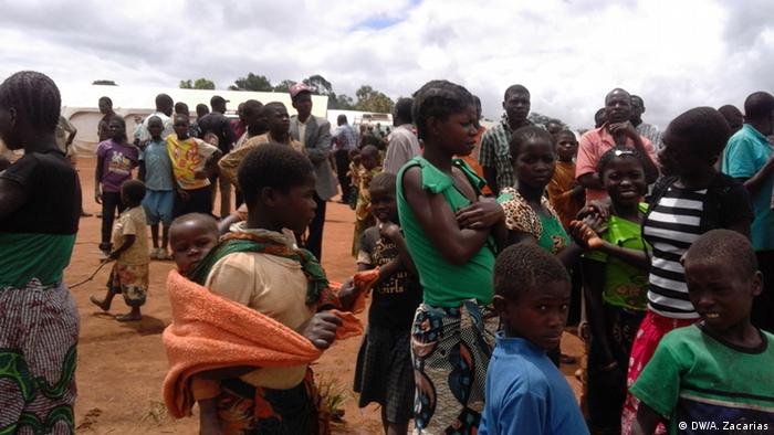 Centro de Acolhimento para refugiados moçambicanos em Kapise, no Malawi
