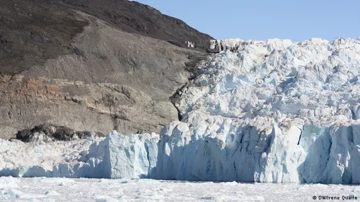 Ice Blog Grönland Arktis Meer Eis Eisberg Gletscher (DW/Irene Quaile)