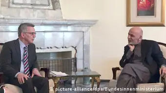 Deutschland Afghanistan Thomas de Maiziere mit Aschraf Ghani in Kabul