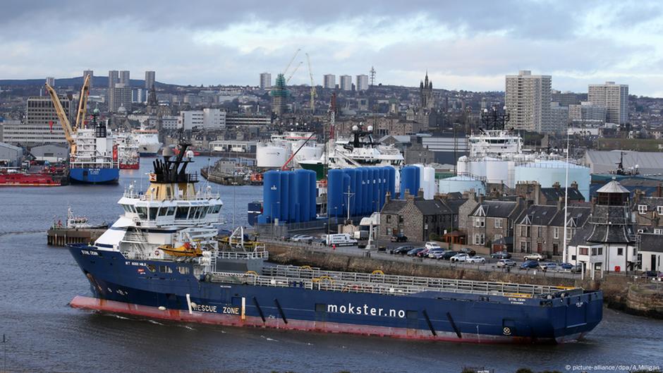 Sun setting on Aberdeen’s oil industry DW 02/02/2016