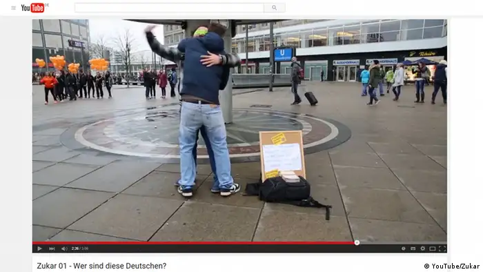 Deutschland aus der Perspektive eines Flüchtlings Screenshot vom YouTube Video