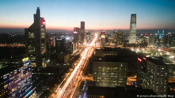 China Beijing Stadtpanorama