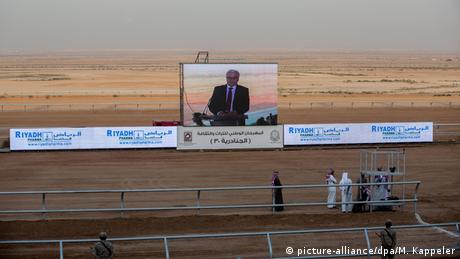 Saudi-Arabien Steinmeier zu Besuch Kamelrennen Rede 