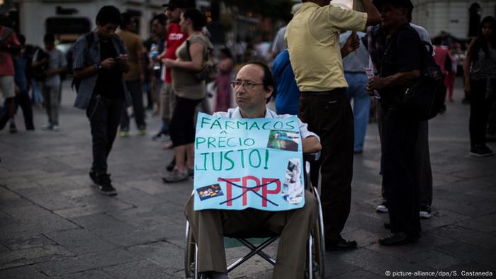 Peru Proteste gegen TPP Handelsabkommen