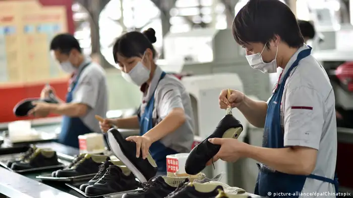 China Schuhfabrik Fabrik Herstellung Schuhe