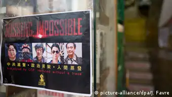 China Hongkong vermisste Verlagsmitarbeiter