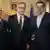 Die Innenminister Cazeneuve und de Maizière mit Regierungschef Tsipras in Athen (Foto: dpa)