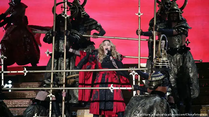 Taiwan Popstar Madonna in Taipei