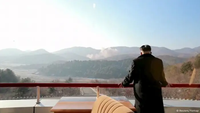 Nordkorea Start von Langstreckenrakete (Reuters/Yonhap)